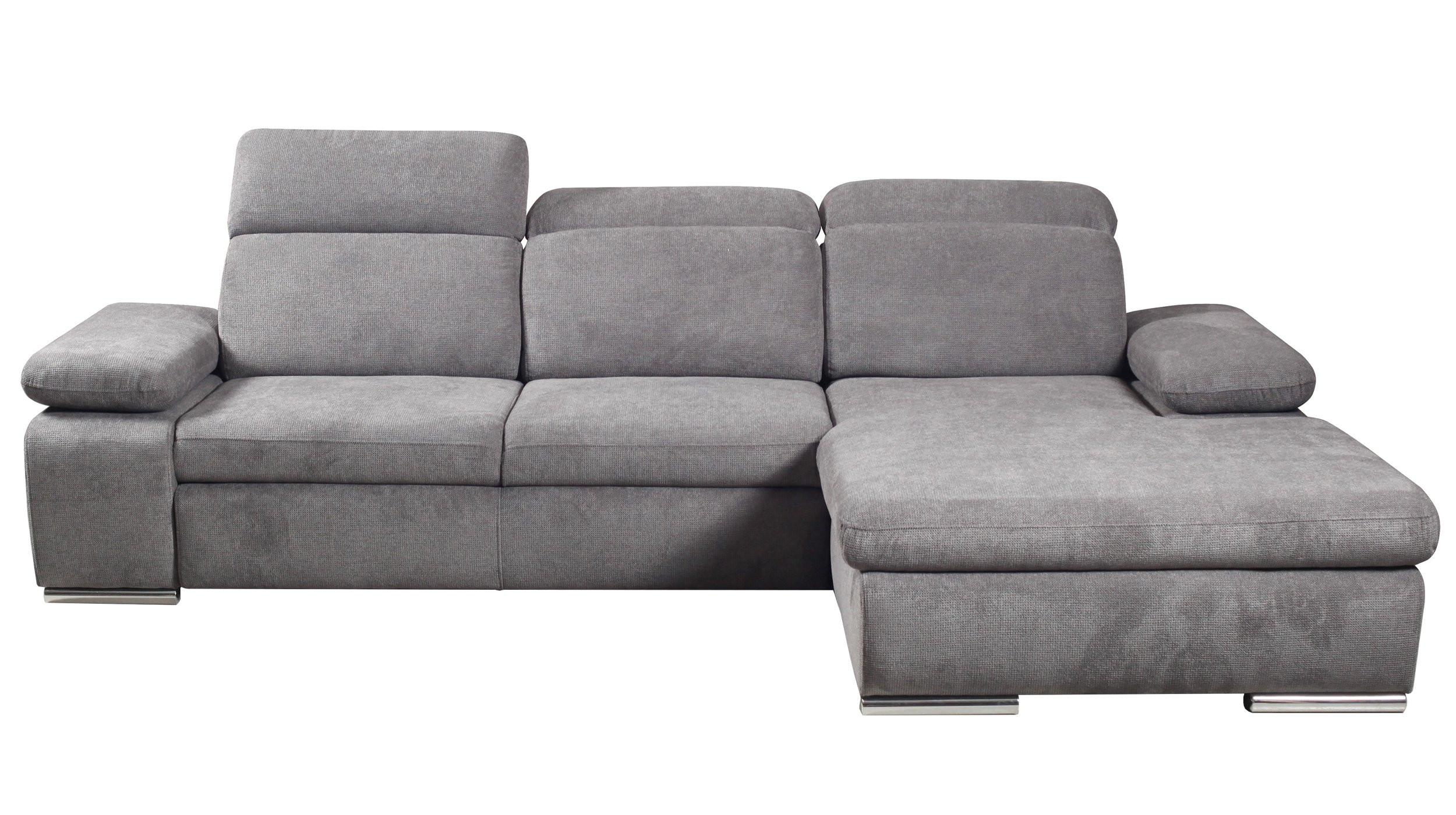 Ecksofa Mit Schlaffunktion Grau 285 X 185 Cm - Ortis pertaining to Ecksofa Mit Schlaffunktion Klein