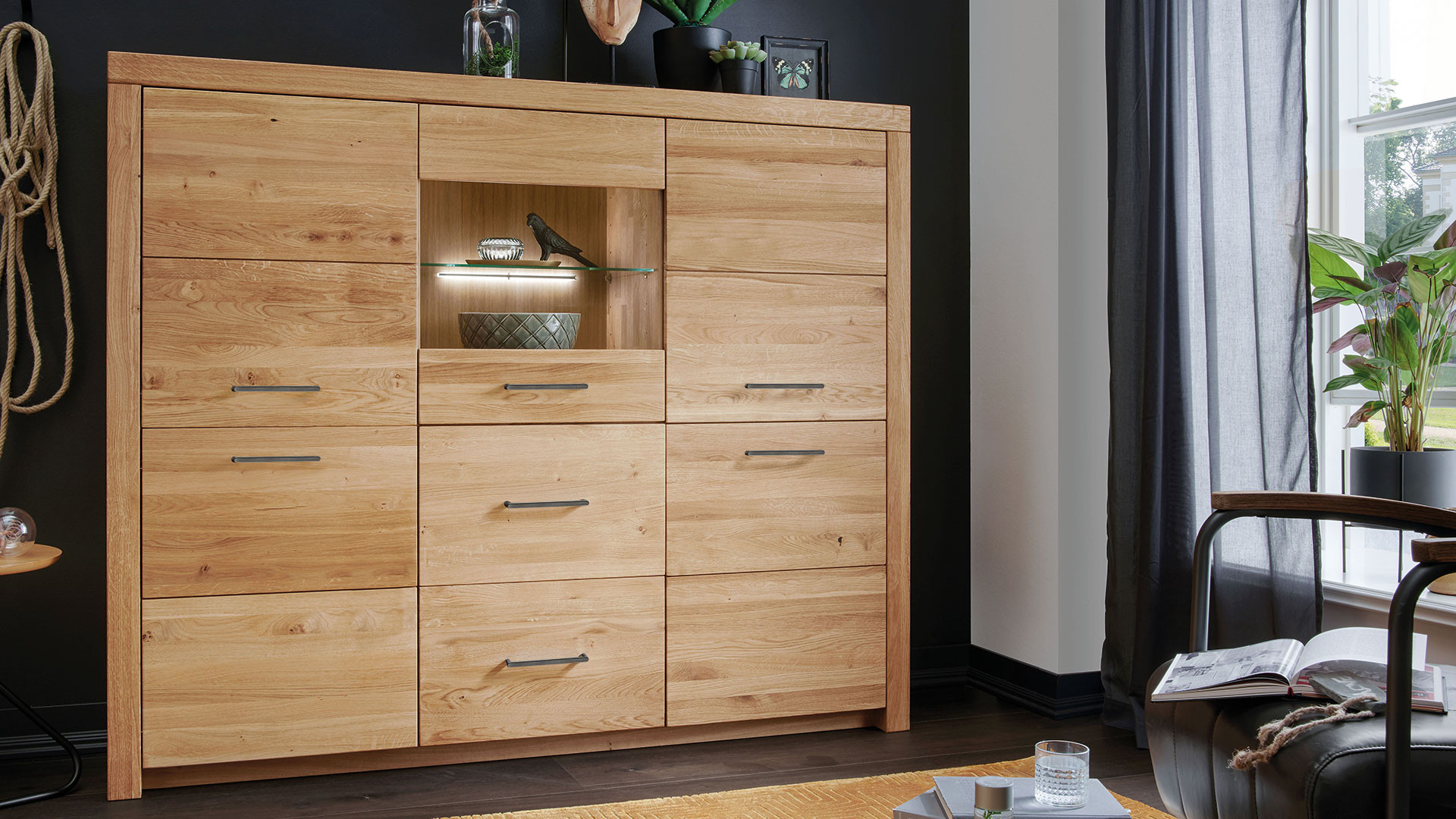 Highboard &quot;Sorano&quot; - Stauraumwunder Mit Attraktivem Charme regarding Highboards Holz