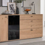 Interliving Wohnzimmer Serie 2024 – Sideboard 33, Eiche Regarding Wohnzimmer Sideboard