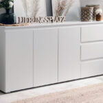 Sideboard Blanc Kommode Schrank Mdf Weiß Mit Melamin With Sideboard Kommode